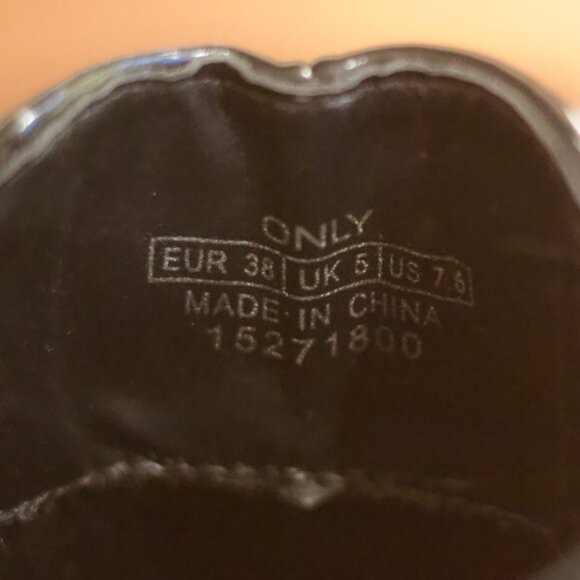 Only Heeled Western Faux-Leather Ankle Boots Women’s - Picture 7 of 7